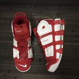Кроссовки Nike Air More Uptempo x Supreme Red White