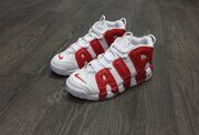 Кроссовки Nike Air More Uptempo (White Red)