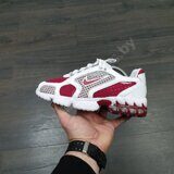 Кроссовки Nike Air Zoom Spiridon Caged 2 Fossil White Red