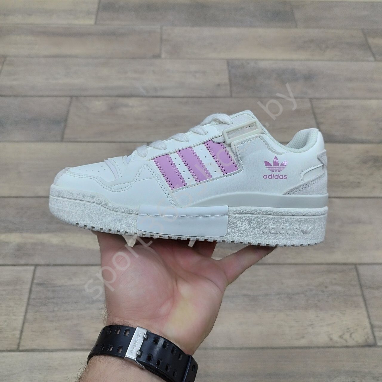 Белые женские и подростковые кроссовки Адидас Форум Лоу | Adidas Forum ...