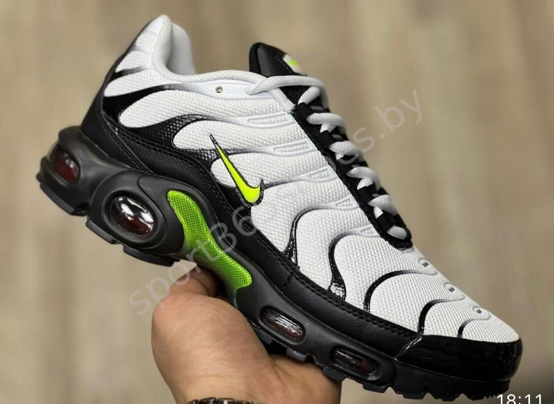 Белые мужские и подростковые кроссовки Найк Эйр Макс Плюс | Nike Air ...