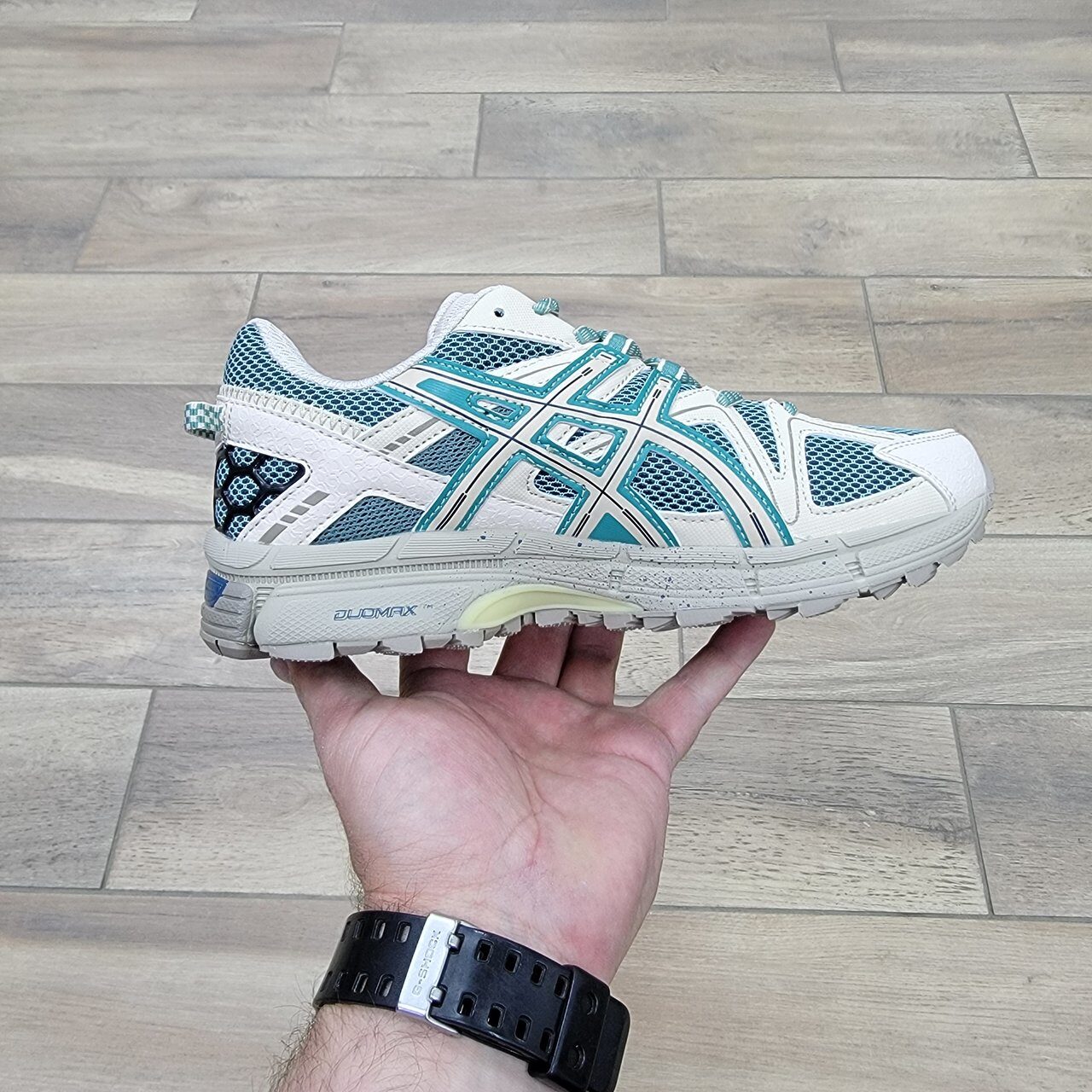 Бежевые мужские и подростковые кроссовки Асикс Гель Кахана 8 | Asics ...