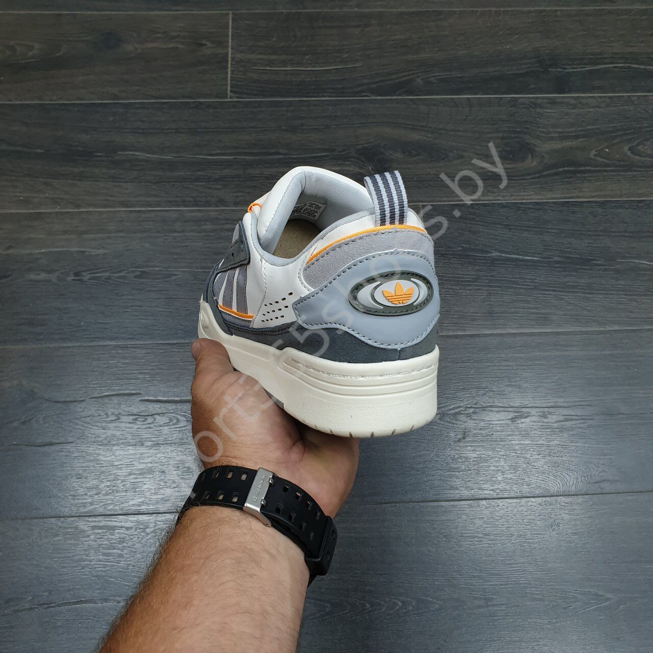 Серые подростковые и мужские кроссовки Адидас АДИ2000 | Adidas ADI2000 ...