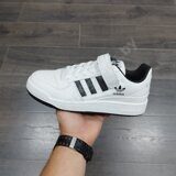 Кроссовки Adidas Forum Low White Black