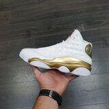 Баскетбольные кроссовки Air Jordan 13 White Gold