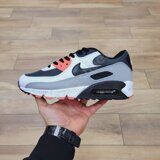 Кроссовки Nike Air Max 90 Leather GS White Turf Orange Speckled