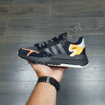 Adidas Nite Jogger Black Orange sport365shoes.by