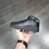 Кроссовки Nike Air Force 1 Mid (All Black)