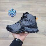 Кроссовки Salomon X Ultra 4 Mid Gray с мехом