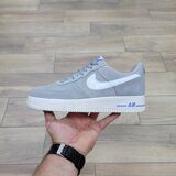 Кроссовки Nike Air Force 1 Suede Low Gray White