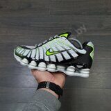 Кроссовки Nike Shox TL Gray Black Green