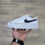 Кроссовки Wmns Nike Blazer Low Platform White Black