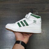 Кроссовки Adidas Forum 84 High White Green