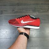 Кроссовки Nike Flyknit Racer Red White